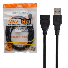 کابل افزایش طول USB 2.0 ام دبلیو نت (MW-Net) طول 3 متر