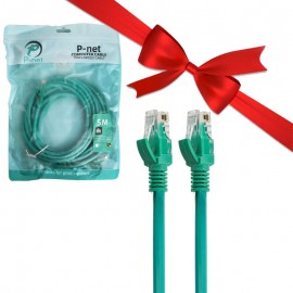 بسته 1+10 کابل شبکه CAT6 پی نت (P-net) طول 5 متر (یک عدد هدیه)