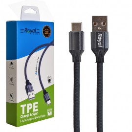 کابل تایپ سی (Type-C) رویال (Royal) طول 1 متر مدل RCC-128