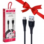 بسته 1+10 کابل اندروید (MicroUSB) تسکو (TSCO) طول 1 متر مدل TCA 461 (یک عدد هدیه)