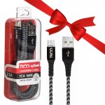 بسته 1+10 کابل اندروید کنفی طول 1 متر تسکو (TSCO) مدل TC A 166N (یک عدد هدیه)