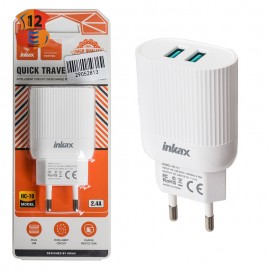 کلگی شارژر 12 وات 2 پورت اینکاکس (inkax) مدل HC-10