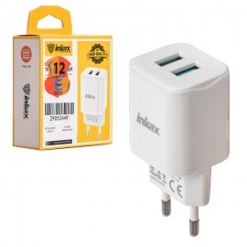 کلگی شارژر 12 وات 2 پورت اینکاکس (inkax) مدل HC-02