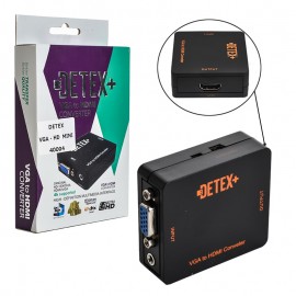 تبدیل VGA To HD Mini دیتکس پلاس (+DETEX) مدل 40004