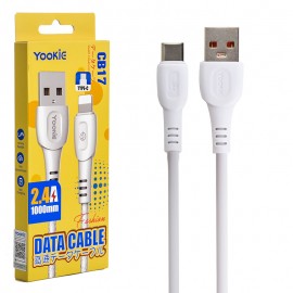 کابل تایپ سی (Type-C) یوکی (Yookie) طول 1 متر مدل CB17