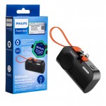 پاوربانک با قابلیت شارژ اپل واچ فیلیپس (PHILIPS) اورجینال مدل DLP2552VB ظرفیت 5000mAh