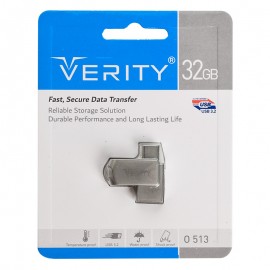 فلش وریتی (VERITY) مدل 32GB O 513 USB 3.2 TYPE-C OTG گارانتی آسان سرویس
