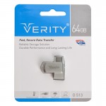 فلش وریتی (VERITY) مدل 64GB O 513 USB 3.2 TYPE-C OTG گارانتی آسان سرویس
