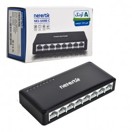 سوئیچ شبکه 8 پورت نتربیت (NeterBit) مدل NES-1008E-C گارانتی آونگ