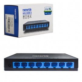 سوئیچ شبکه 8 پورت نتربیت (NeterBit) مدل NGS-1008E-A گارانتی آونگ