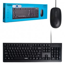 کیبورد و موس سیم دار رپو (RAPOO) مدل X120Pro