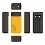 پاوربانک + سه کابل همراه تسکو (TSCO) مدل TP 3001 ظرفیت 30000mAh