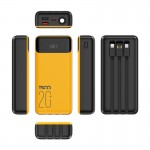 پاوربانک + سه کابل همراه تسکو (TSCO) مدل TP 2001 ظرفیت 20000mAh