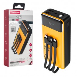 پاوربانک + سه کابل همراه تسکو (TSCO) مدل TP 2001 ظرفیت 20000mAh