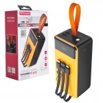 پاوربانک + سه کابل همراه تسکو (TSCO) مدل TP 4001 ظرفیت 40000mAh
