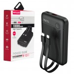 پاوربانک + دو کابل همراه تسکو (TSCO) مدل TP 1011 ظرفیت 10000mAh