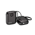پاوربانک + دو کابل همراه تسکو (TSCO) مدل TP 1007 ظرفیت 10000mAh
