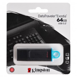 فلش کینگستون (KingSton) مدل 64GB Exodia / DTX USB3.2 گارانتی آسان سرویس