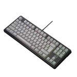 مینی کیبورد گیمینگ سیم دار بک لایت RGB تسکو (TSCO) مدل GK 8312 W
