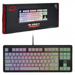 مینی کیبورد گیمینگ سیم دار بک لایت RGB تسکو (TSCO) مدل GK 8312 W