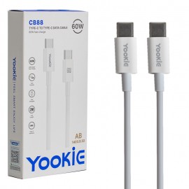 کابل تایپ سی به تایپ سی (Type-C To Type-C) یوکی (Yookie) طول 2 متر مدل CB88