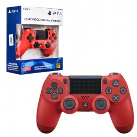 دسته بازی بی سیم PS4 سونی (SONY) مدل CUH-ZCT2E طرح قرمز ساده کد 03