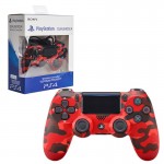 دسته بازی بی سیم PS4 سونی (SONY) مدل CUH-ZCT2E طرح ارتشی قرمز کد 06