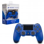 دسته بازی بی سیم PS4 سونی (SONY) مدل CUH-ZCT2E طرح آبی ساده کد 04