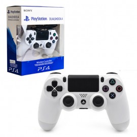 دسته بازی بی سیم PS4 سونی (SONY) مدل CUH-ZCT2E طرح سفید ساده کد 02