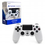 دسته بازی بی سیم PS4 سونی (SONY) مدل CUH-ZCT2E طرح سفید ساده کد 02
