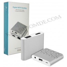 تبدیل آیفون+اندروید+Type C به Hdmi+Vga+Audio مدل 9167