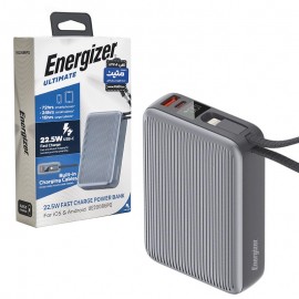 پاوربانک + دو کابل همراه انرجایزر (Energizer) مدل UE20086PQ ظرفیت 20000mAh