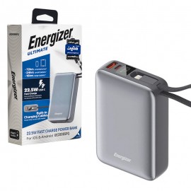 پاوربانک + دو کابل همراه انرجایزر (Energizer) مدل UE20085PQ ظرفیت 20000mAh