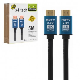 کابل HDMI 2.0V 4K ایکس فورتک (X4TECH) طول 5 متر