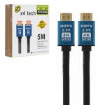 کابل HDMI 2.0V 4K ایکس فورتک (X4TECH) طول 5 متر