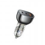 شارژر فندکی 68 وات سه پورت + کابل تایپ سی (Type-C) تسکو (TSCO) مدل TCG 46