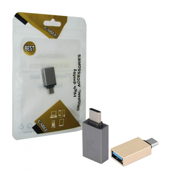 تبدیل Type C به Micro USB3.0(OTG) فلزی