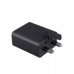 شارژر دیواری 45 وات سه شاخه اروپایی + کابل تایپ سی به تایپ سی سامسونگ (Samsung) مدل EP-T4511XBEGAE گارانتی گیشا