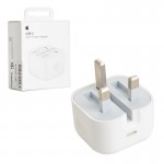 کلگی شارژر 20 وات سه شاخه اروپایی اپل (Apple) مدل A2344 گارانتی گیشا