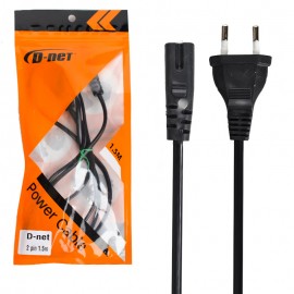کابل برق 2 پین دی نت (D-net) طول 1.5 متر