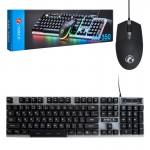 کیبورد و موس گیمینگ سیم دار بک لایت RGB آیمیک (iMICE) مدل AN-350