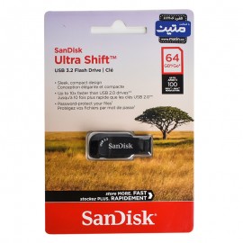 فلش سن دیسک (SanDisk) مدل 64GB Ultra Shift USB 3.2 گارانتی متین