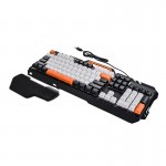 کیبورد گیمینگ سیم دار بک لایت RGB میتسوشیدا (MITSUSHIDA) مدل KC-GK700