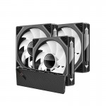 بسته 3 عددی فن کیس گیمینگ + هاب کنترل مرکزی تسکو (TSCO) مدل GFAN 305 SKADI LUX