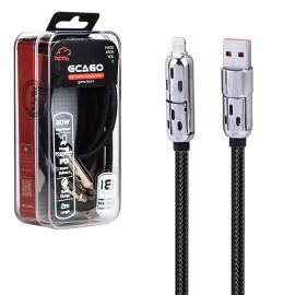 کابل شارژ گیمینگ (USB-A & Type-C To Type-C & Lightning) تسکو (TSCO) طول 2 متر مدل GCA60