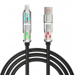 کابل شارژ گیمینگ (USB-A & Type-C To Type-C & Lightning) تسکو (TSCO) طول 2 متر مدل GCA60