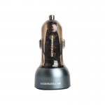 شارژر فندکی 48 وات دو پورت میتسوشیدا (MITSUSHIDA) مدل KC-B2