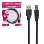 کابل پرینتر USB 2.0 میتسوشیدا (MITSUSHIDA) طول 1.5 متر مدل KC-UP015