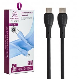 کابل تایپ سی به تایپ سی (Type-C To Type-C) میتسوشیدا (MITSUSHIDA) طول 1 متر مدل KC-A4