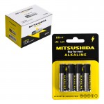 باتری قلمی میتسوشیدا (MITSUSHIDA) مدل Alkaline 1.5V LR6 AM-3 AA (بسته 40 عددی)